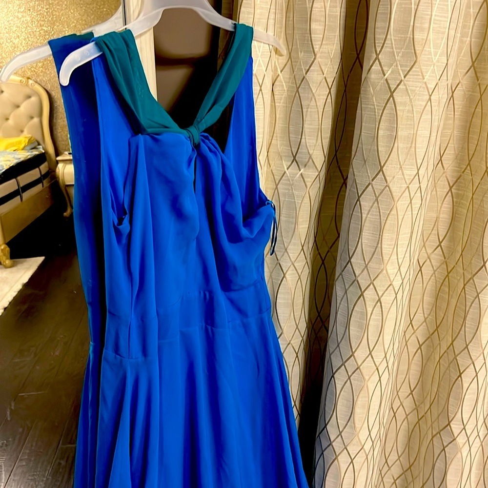 Elegant peacock dress